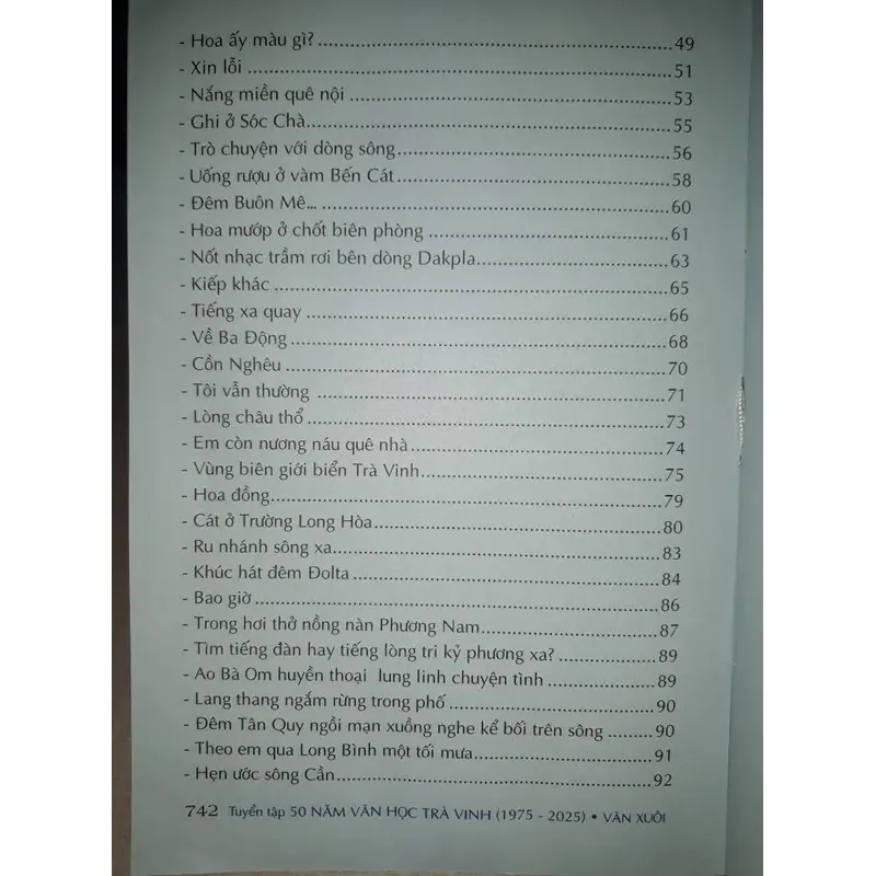 Tuyển tập 50 năm Văn học Trà Vinh 1975 - 2025 674882