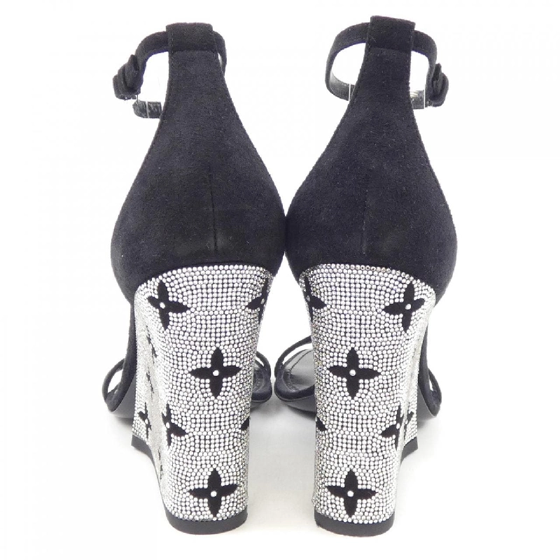 Giày sandal LOUIS VUITTON họa tiết hoa monogram - Hàng hiệu Authentic 829093