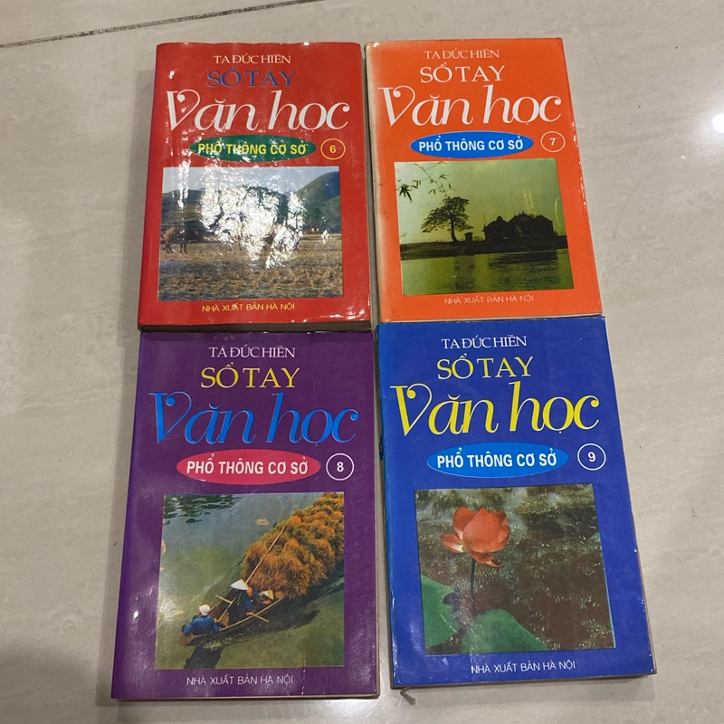 COMBO SỔ TAY VĂN HỌC PHỔ THÔNG CƠ SỞ 6-7-8-9, sách khổ nhỏ bỏ túi, xb 2000-2002 551027