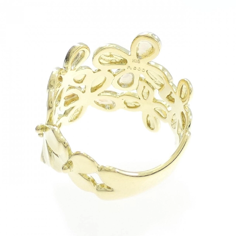 Nhẫn hoa K18YG/PT900/K18PG - Hàng hiệu Authentic 853697