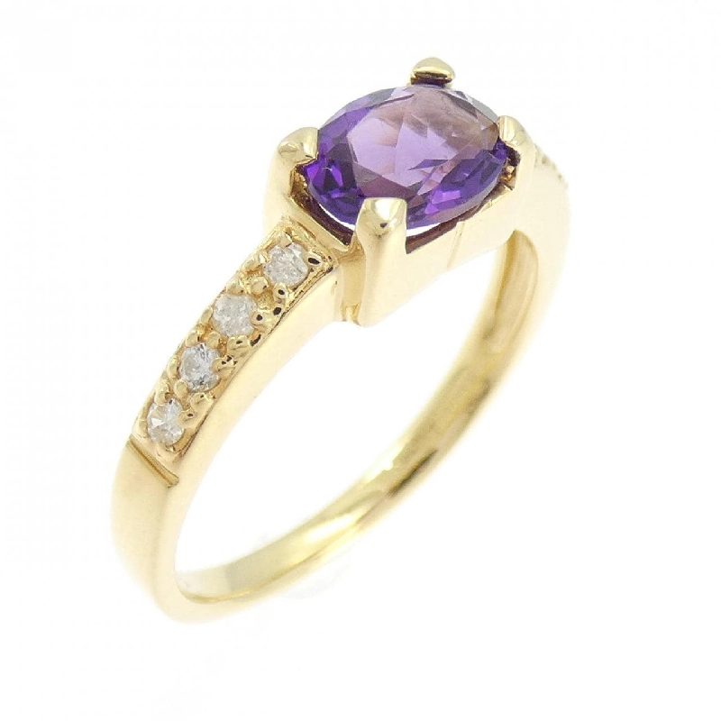 Nhẫn Amethyst K18YG 0.57CT - Hàng hiệu Chính hãng 853246