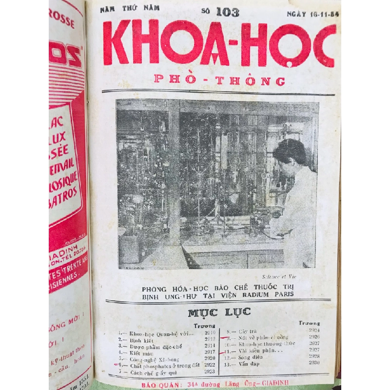 Khoa học phổ thông số 94 -105 ( trọn 12 số đóng chung bìa cứng ) 127134