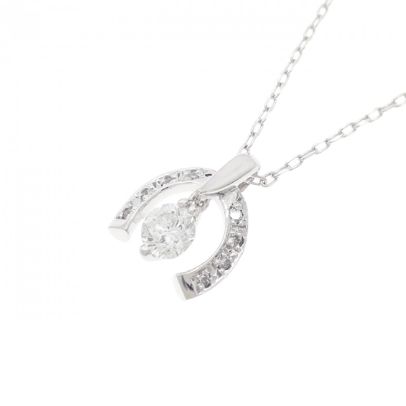 Dây chuyền kim cương K18WG 0.35CT - Hàng hiệu Chính hãng 858127