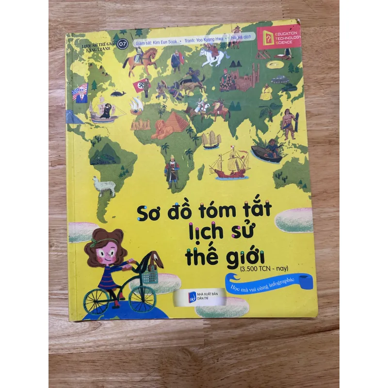 Sách Sơ đồ tóm tắt lịch sử thế giới - Dân Trí sách màu sắc vui nhộn 731937