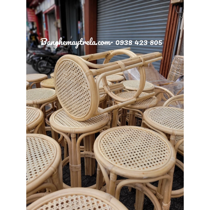 Ghế đôn mây quầy bar cao 496914