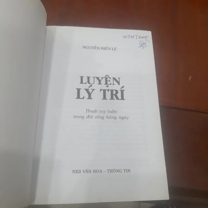 Nguyễn Hiến Lê - LUYỆN LÝ TRÍ 799573