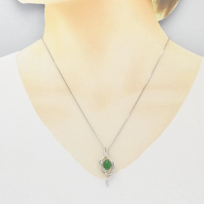 Dây chuyền ngọc bích 2.16CT - Hàng hiệu Authentic 864481