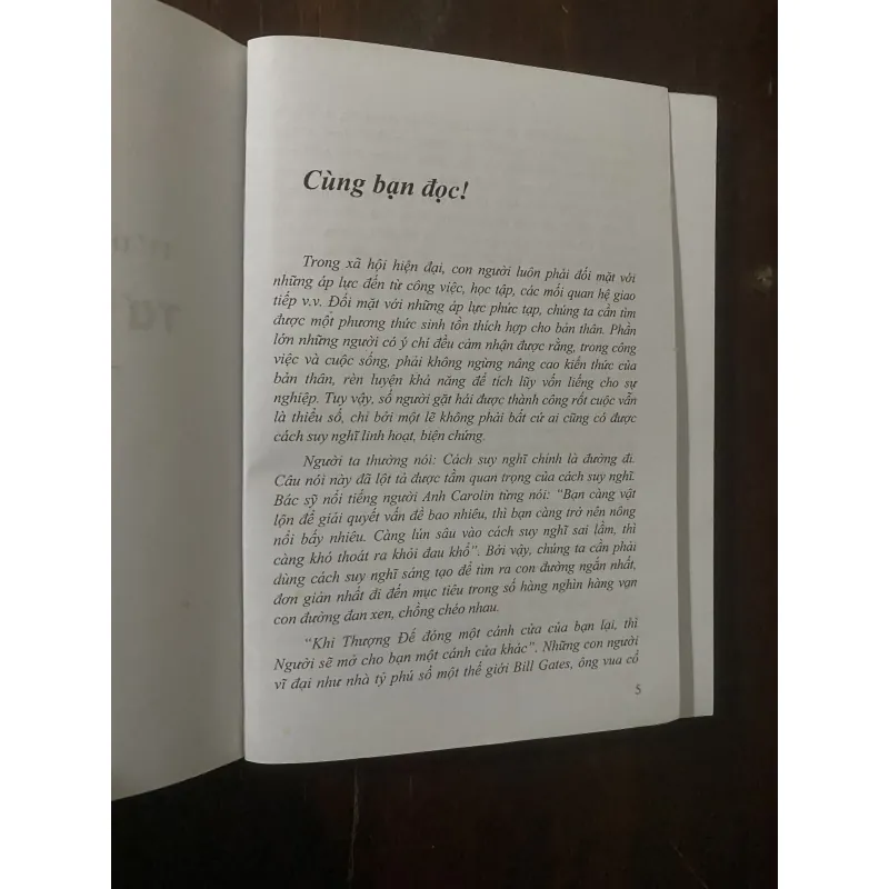 Tư duy chi phối cuộc đời - Tư duy sáng tạo-Trần Giang Sơn 1035309