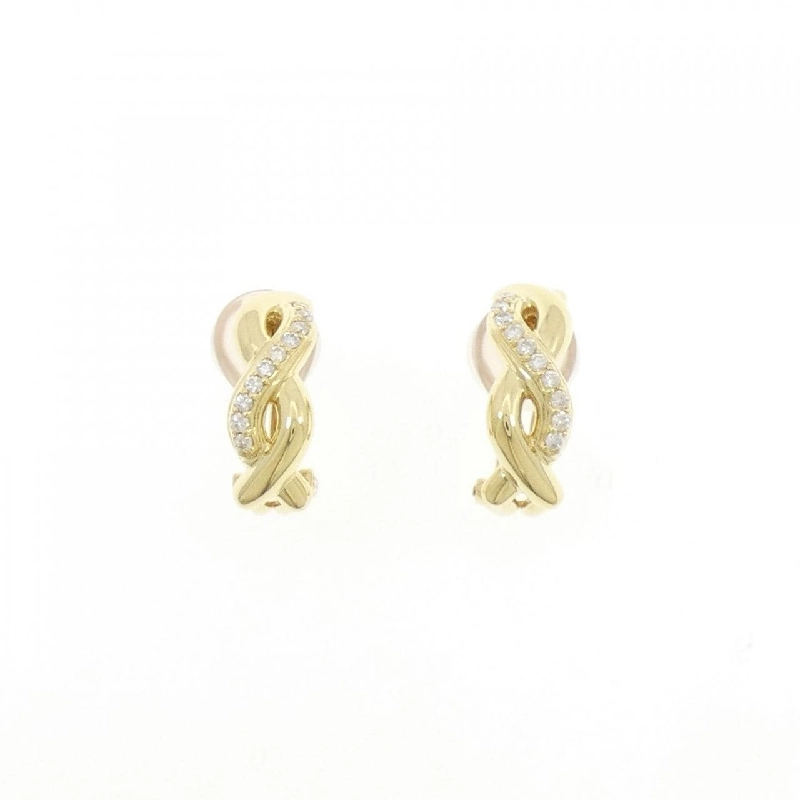 K18YG Bông tai kim cương / Khuyên tai 0.20CT - Hàng hiệu Chính hãng 871359