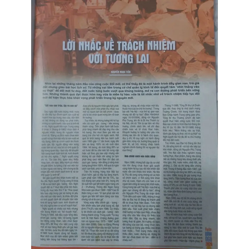 Báo Hà Nội Mới Xuân Bính Ngọ 2026, 120 trang A3 in màu sắc nét 992246