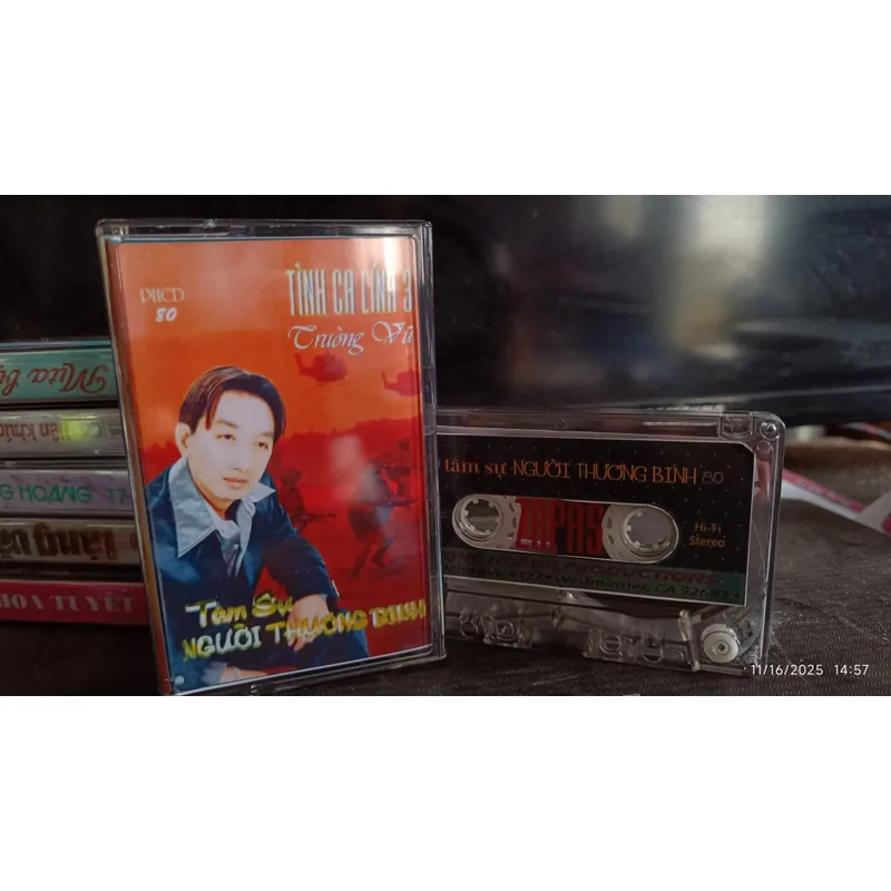 Băng Cassette Nhạc Trường Vũ Tâm Sự Người Thương Binh 524057