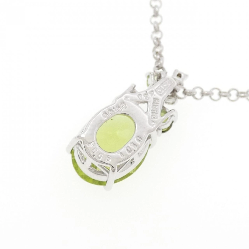K18WG Peridot Necklace 2.26CT - Hàng hiệu Chính hãng 856484