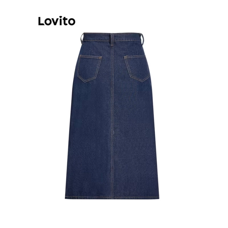 Chân váy denim đơn giản  496406