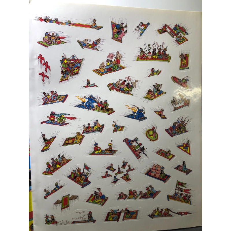 The Fabulous Flying Carpets Sticker Book! mới 85% bẩn nhẹ Martin Handford HPB2607 NGOẠI VĂN 451083
