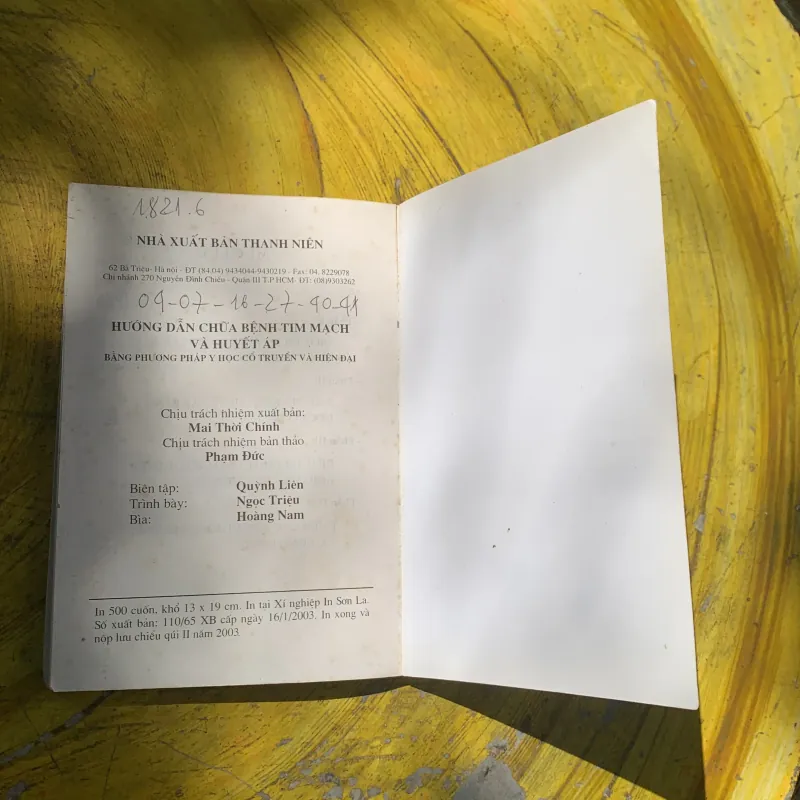 HƯỚNG DẪN CHỮA BỆNH TIM MẠCH VÀ HUYẾT ÁP THEO PP YHCT VÀ HIỆN ĐẠI  787279