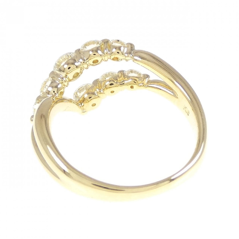 Nhẫn kim cương K18YG 0.73CT 670628