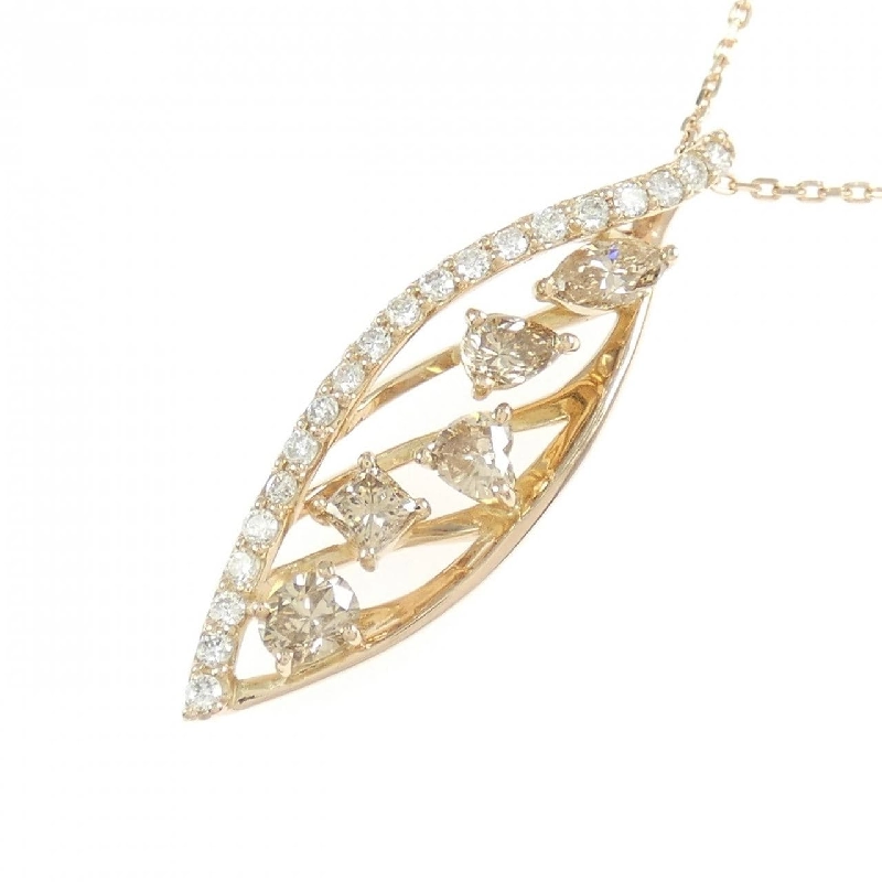 Dây chuyền kim cương K18PG 1.04CT - Hàng hiệu chính hãng 860733