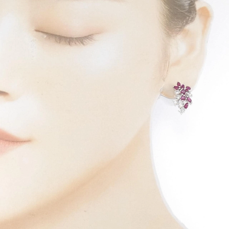 Tasaki Ruby Bông Tai - Hàng hiệu Chính hãng 848866