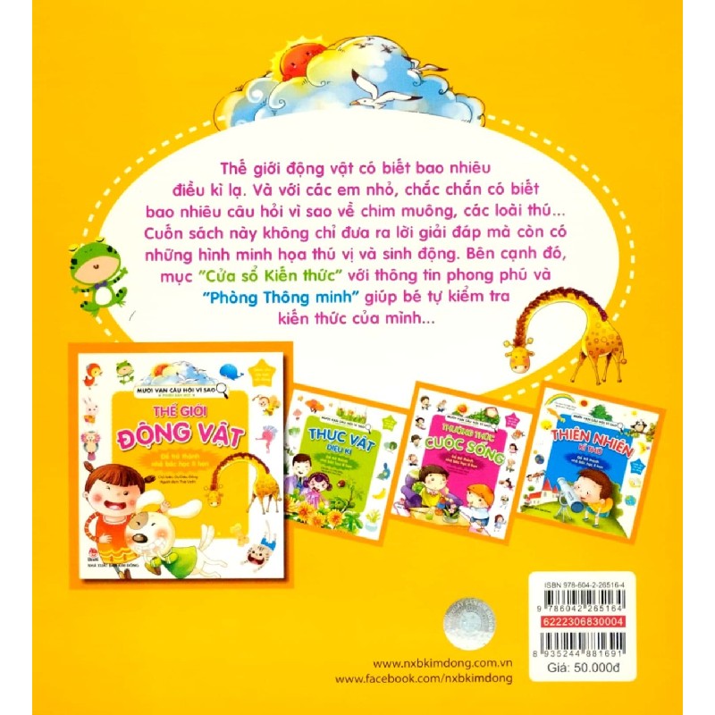 Mười Vạn Câu Hỏi Vì Sao Phiên Bản Mới - Thế Giới Động Vật - Dư Diệu Đông 162931