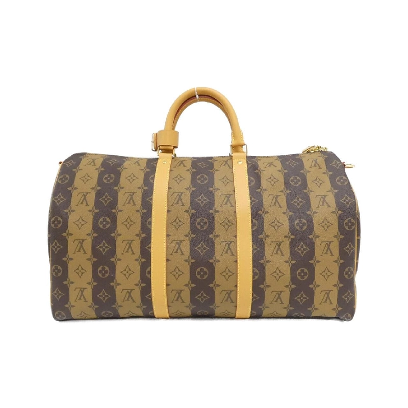 Túi du lịch Louis Vuitton Monogram Stripe (LV Squared) Keepall Bandoulière 2022SS 50cm M45967 614228