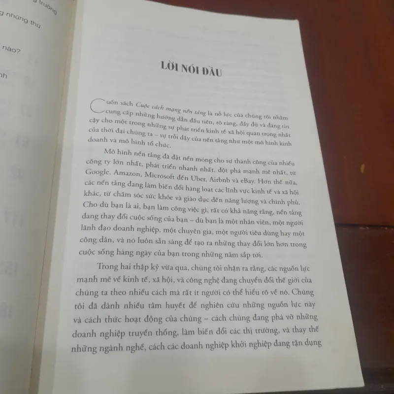 PLATFIRM REVOLUTION - Cuộc cách mạng nền tảng 930908