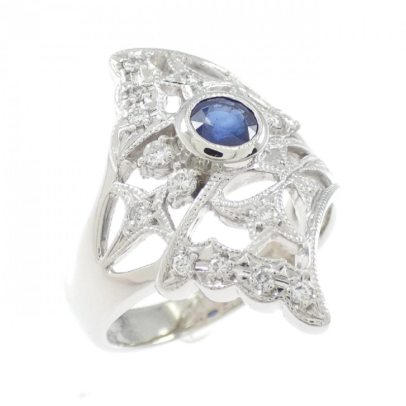 Nhẫn Sapphire PT900 0.49CT - Hàng hiệu Chính hãng 850957