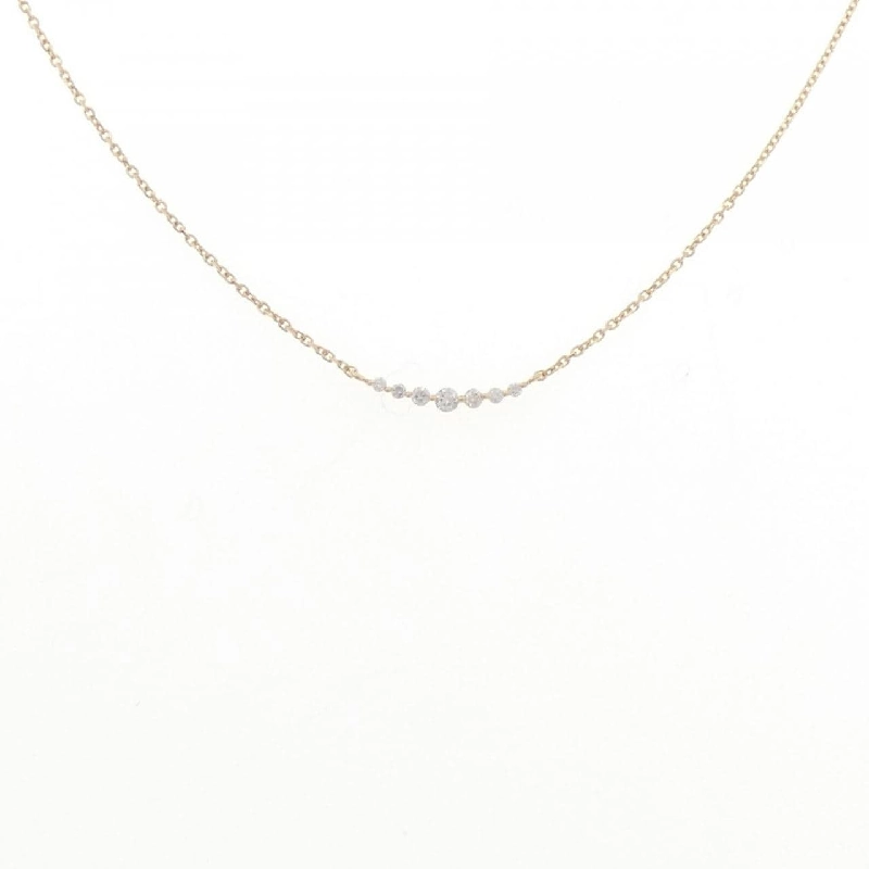 K18YG Dây chuyền kim cương 0.07CT - Hàng hiệu Chính hãng 857972