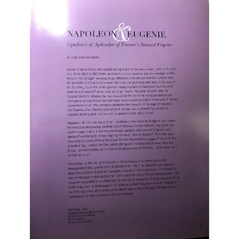 Napoleon and Eugenie mới 80% bẩn nhẹ James Kamm HPB3107 NGOẠI VĂN 458436