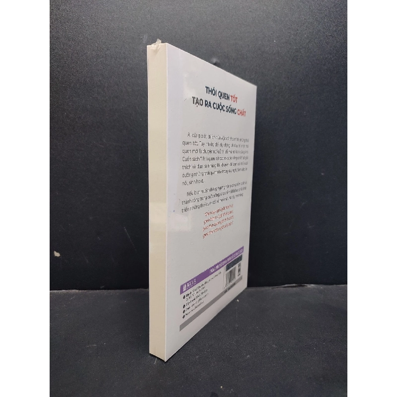 Thói Quen Tốt Tạo Ra Cuộc Sống Chất mới 100% HCM1906 Liên Sơn SÁCH KỸ NĂNG 915932
