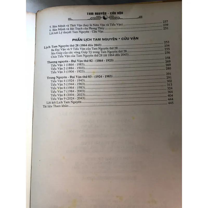 Lý thuyết tam nguyên cửu vận và nguyên lý dự báo cổ 719441