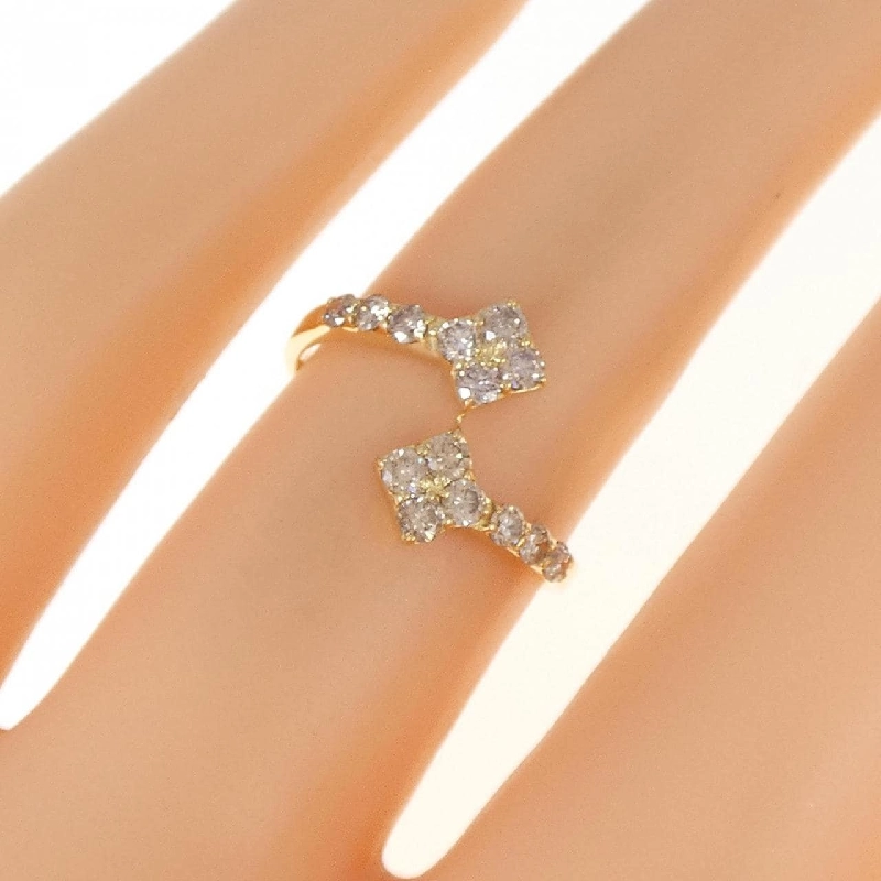 Nhẫn kim cương K18YG 0.40CT 671303