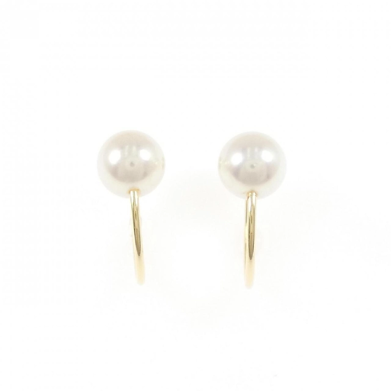 K18YG Bông tai ngọc trai Akoya 6.5mm - Hàng hiệu Chính hãng 871850