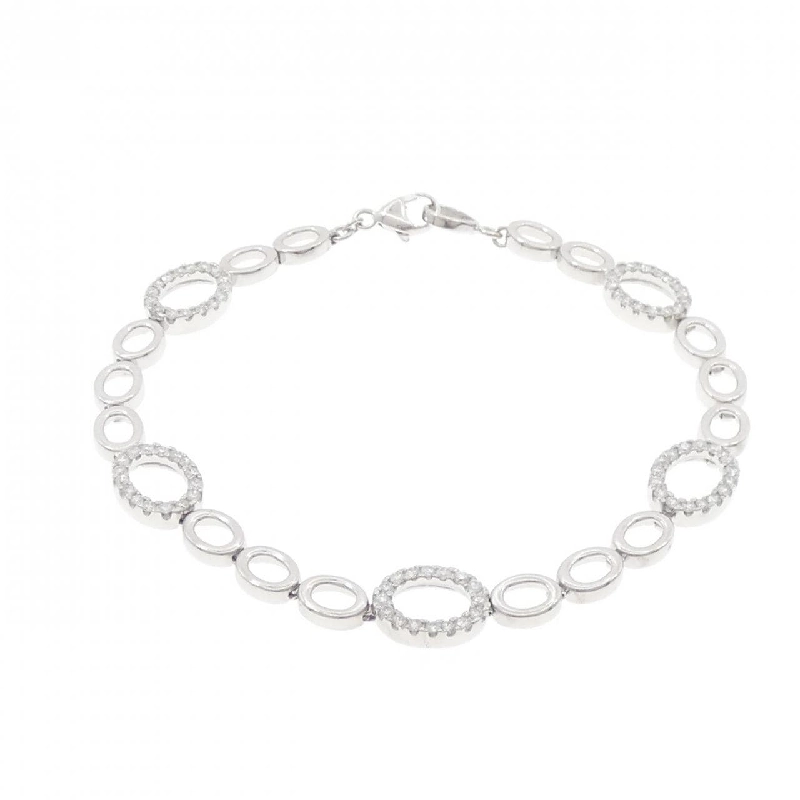 K18WG Vòng tay kim cương 0.60CT - Hàng hiệu Chính hãng 878615