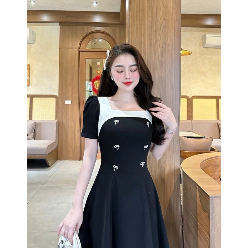 ĐẦM hiệu NANCY size S màu đen new tag  367568