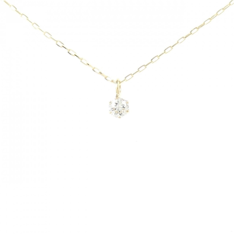 K18YG Solitaire Dây chuyền kim cương 0.05CT - Hàng hiệu Chính hãng 868617