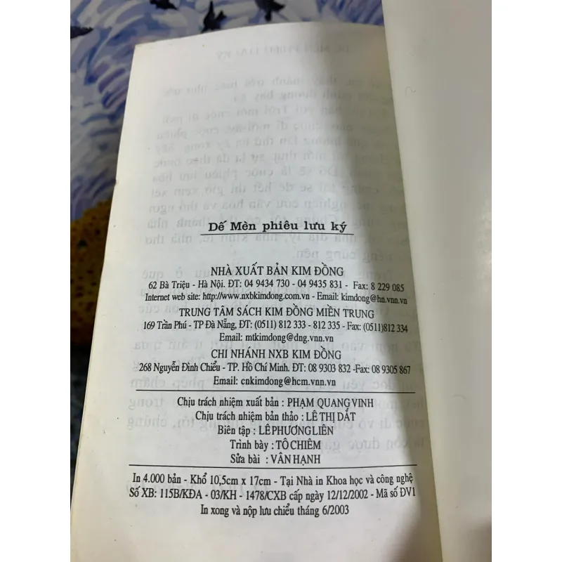 Dế Mèn Phiêu Lưu Ký - Tô Hoài 927346