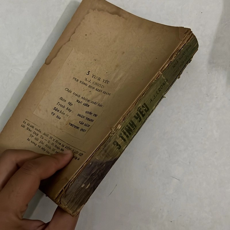 3 Tình yêu (Tập 2) - A.J.Cronin - 1988s 503030