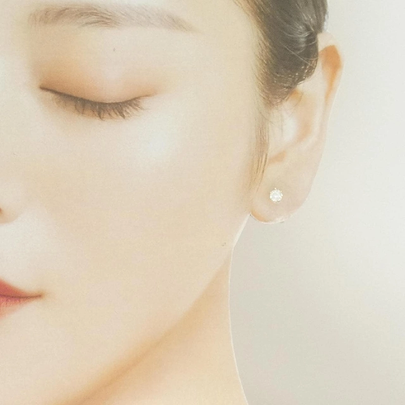 K18YG/ST Bông tai kim cương 0.276CT 0.282CT G VS1-2 EXT H&C - Hàng hiệu Chính hãng 873990