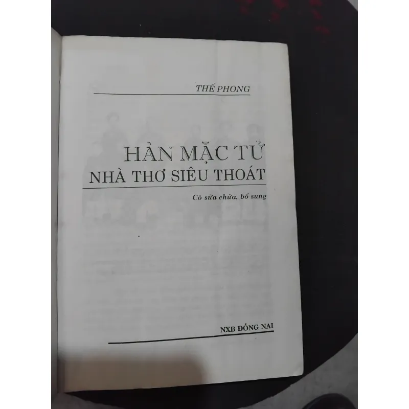 Hàn Mặc Tử nhà thơ siêu thoát của Thế Phong  1028206