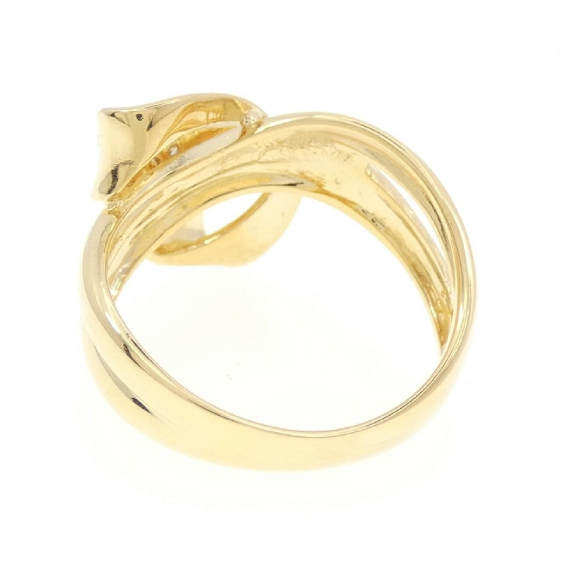 Nhẫn kim cương K18YG 0.12CT 671429