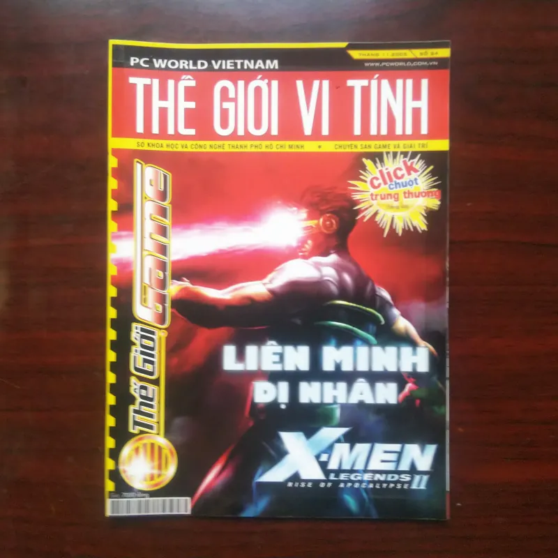 Thế Giới Game - Số 24 - Xmen X-men Legend + Farcry [Tạp Chí Game] Poster 1036348