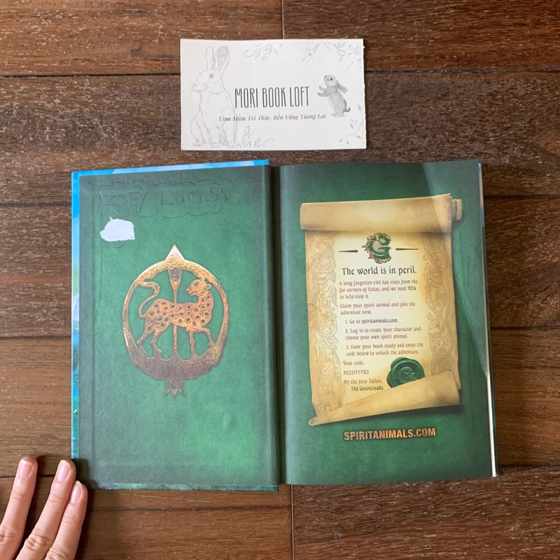 Sách ngoại văn Wild Born (Spirit Animals, Book 1), Used, Bìa cứng 498097