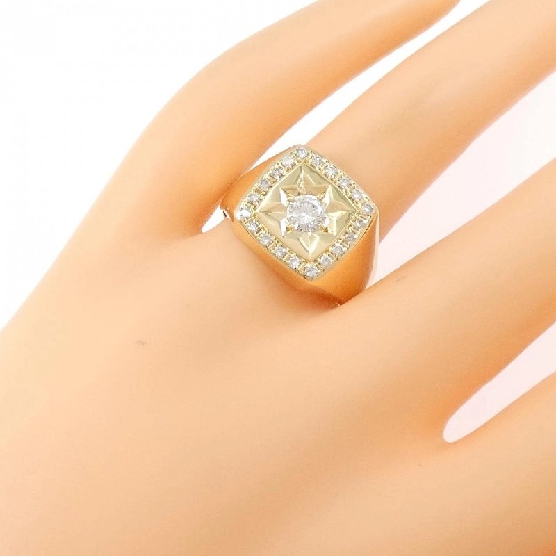 Nhẫn kim cương K18YG 0.33CT - Hàng hiệu Authentic 851548