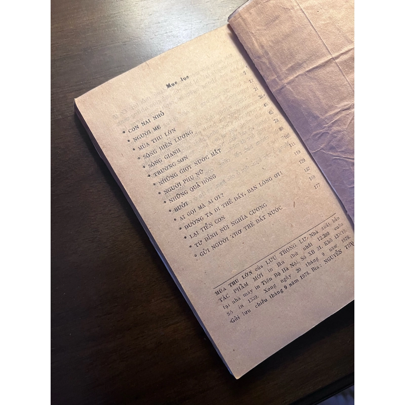 Mùa thu lớn - Lưu Trọng Lư (xb 1978) 532030