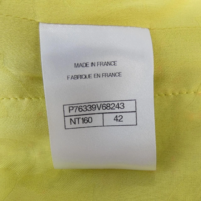 Áo khoác không cổ CHANEL P76339V68243 631095