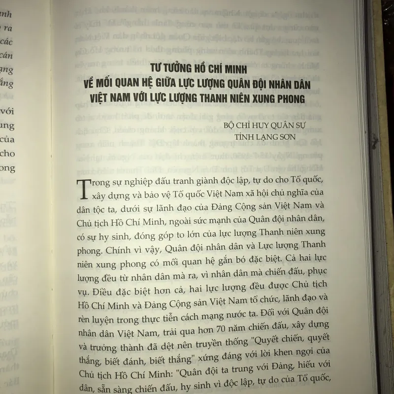 Tư tưởng Hồ Chí Minh về trường học lớn thanh niên xung phong  733559