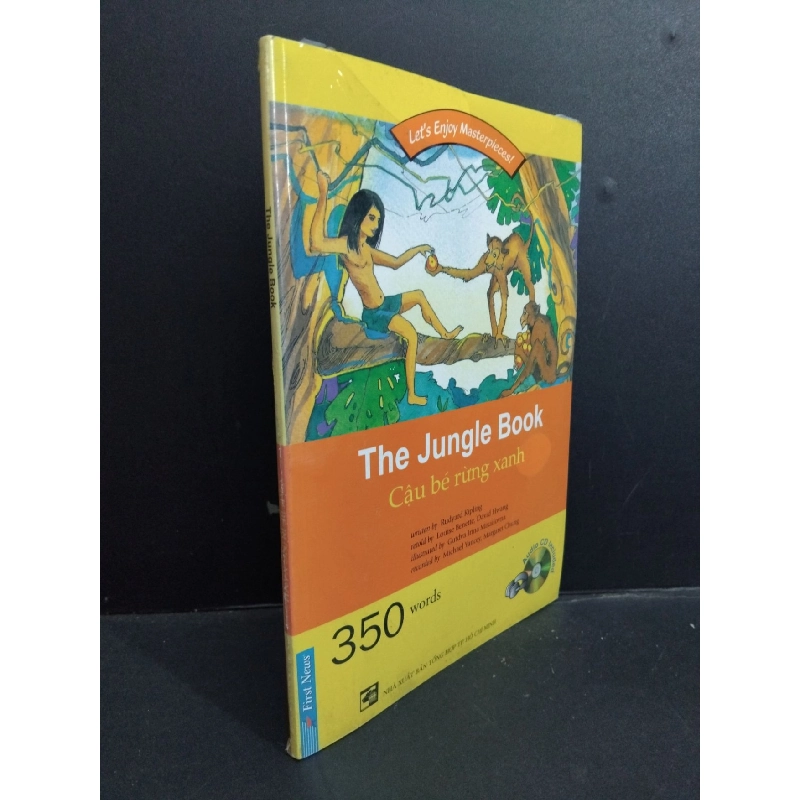 (TẶNG BOOKMARK) The jungle book Cậu bé rừng xanh (kèm CD, có seal) mới 90% ố nhẹ RBK2811 VĂN HỌC 952995