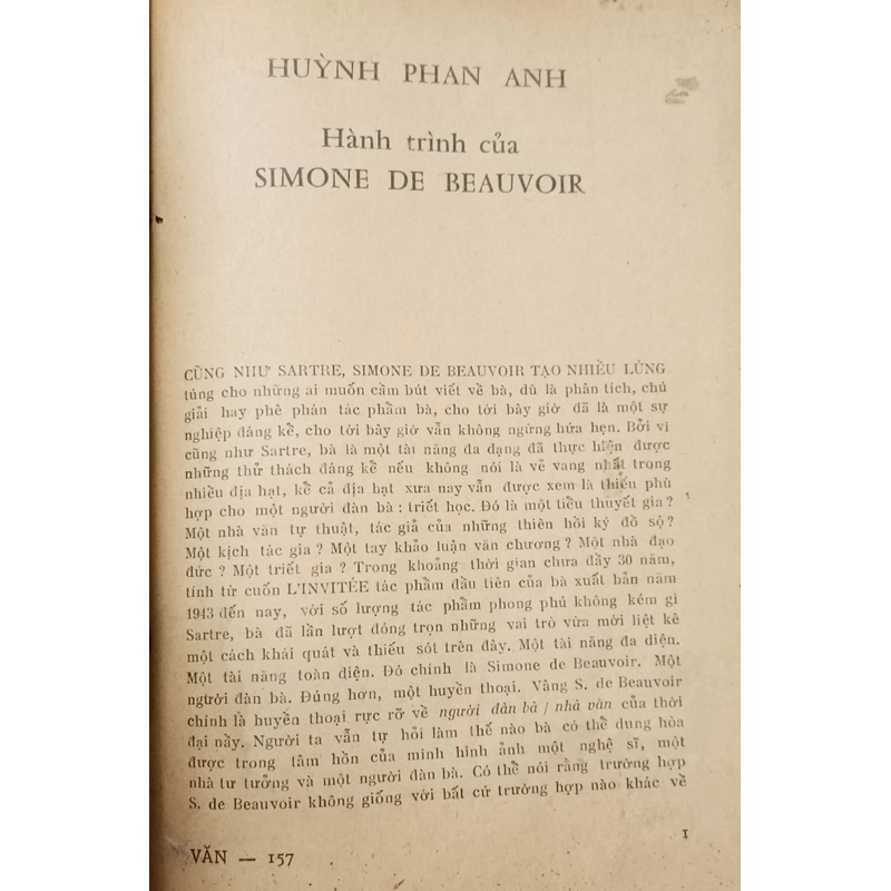 Tạp san Văn số đặc biệt: Simone De Beauvoir 523315