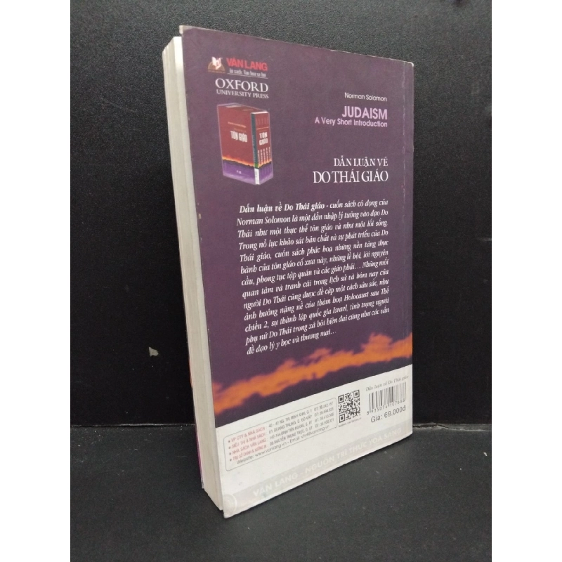 Dẫn luận về Do Thái Giáo mới 80% ố bẩn 2016 HCM1008 Norman Solomon TÂM LINH - TÔN GIÁO - THIỀN 916573