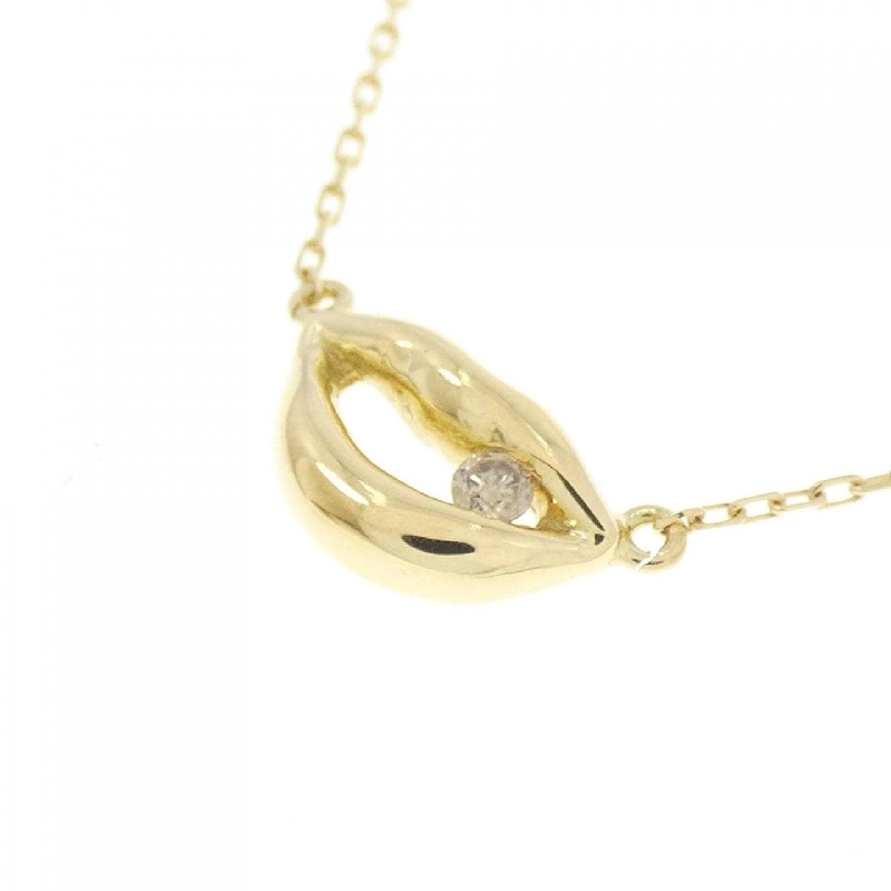 K18YG Dây chuyền kim cương - Hàng hiệu Authentic 865338